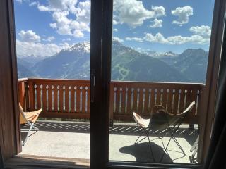 Chalet des Eucherts - La Rosiere- Appartement spacieux, 112 m2, 4 chambres pour 9-10 personnes, 300 m des pistes, parking privé, Vue exceptionnelle - 7