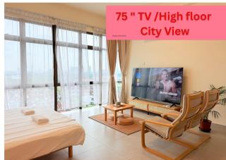 NO DEPO 75" TV Palazio studio Apartment Mt Austin Netflix - 0