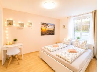Urlaubsmagie - Ferienwohnung Himmelblau - Balkon, Gemeinschaftsgarten, Sauna und saisonaler Pool - 9