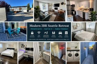 Seattle Modern Stay-3BRSuite Workspace FamilyFriendly - 0