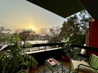 The Magical Nile view / 2 bedroom Zamalek Loft - 7