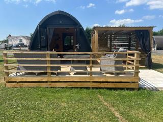 Dolafon Luxury Glamping Pod 7 With Hot Tub - 0