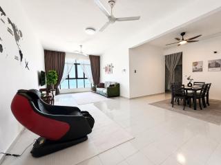 Seabreeze Hideout at Pantai Klebang Netflix I Wifi I Massage Chair I 7 pax - 8