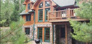 Luxury Log Home W Sandy Frontage Private Dock Year-Round trails - 7