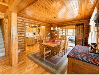 Luxury Log Home W Sandy Frontage Private Dock Year-Round trails - 3