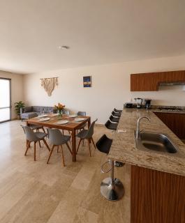 Departamento en Costa de Oro a 2 cuadras de la playa y restaurantes a 5 minutos de wtc y centros comerciales 2 habitaciones 3 camas y 2 baños - 6