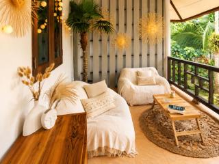 Charming House - Peaceful Garden Retreat - 2mn ZenBeach - Srithanu Center - 5