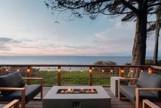 Private Blufftop Oceanview Hot Tub Fire Pit - 8
