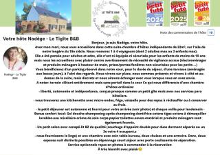 Le Tigîte B&B entrée privée-petit déj-linge inclus - 9