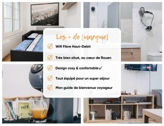 Studio relax Hypercentre Rouen WIFI Netflix Parking - 7