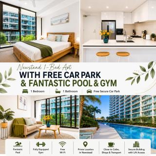 Modern 1-bdr Apt w/ free car park&fantastic pool - Brisbane - 0
