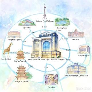 Atour Hotel Shanghai Dapuqiao Sun Moon Light Center, Near Tianzifang - 9