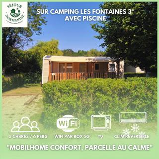Séjour Normandie - Mobilhomes premium 3ch-6p avec clim-TV-WiFi dans l'Eure - 9