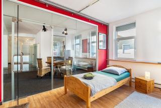 Loftwohnung 140 qm mit Parkplatz, Wlan, 2 Schlafzimmer, Terrasse , Wäscheservice - 8