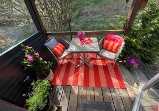 KlitzeKlein Tinyhouse mit Fass Sauna - 2