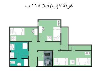 7B Chalet 4 bedrooms basement114 b on the pool green beach - 0