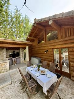 Chalet de rêve en rondins avec Spa - 7