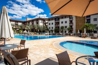 Life Resorts L 306 - Studio Beira Lago - 6 min da Esplanada - Piscina, academia, sauna, garagem - By Hospede Fácil - 9