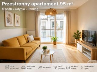 Family Apartment 95 m 2, Gdynia,Free Parking - 0