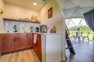 Luxury Glamping Dome w/ Private Hot Tub in Butler - 6