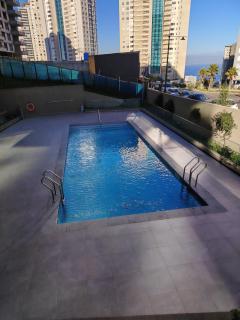 Bonito departamento piscina estacionamiento gimnasio balcón cerca del mar Costa de Montemar Concón - 6
