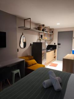 Flat 4 Mares - Refugio a dois - Com piscina e estacionamento em Intermares - 8