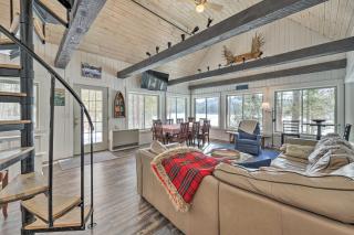 Quiet Waterfront Cabin w/ Dock, Game Room, Hot Tub - 7