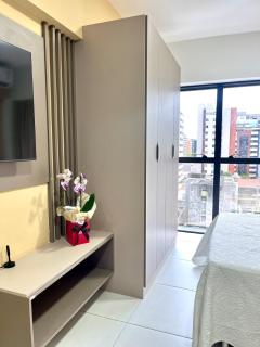 Studio Completo Edificio Time 200m da Praia - 6