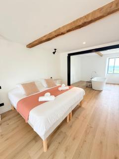 Entrée indépendante - Suite spacieuse - Bain îlot - Jardin privé & Vue Pyrénées - Figarol - 0