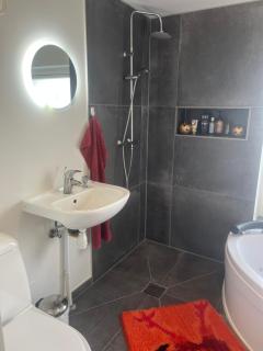 Hyggelig lejlighed med jacuzzi og moderne opholdsområde - 2