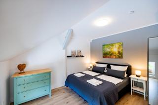 Ferienhaus Bimmelbahn- Familienferienhaus 100 m am Dampflokbahnhof Sauna Trampolin Spielezimmer - 1