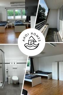 2 BR Apartment, 6 Singlebeds, near A7 Autobahn, Free Parking, Henstedt-Ulzburg - 0