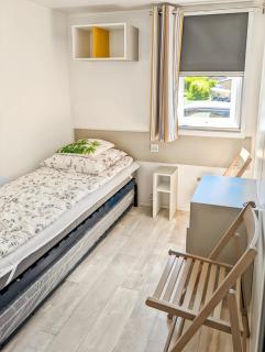 Mobil-home cosy au bord du lac - Terrasse - 3 ch - 5
