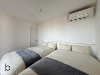 b hotel Lafort honkawa - New 2BR Apt 5 min Walk to Peace Park Sleeps 6 - 6