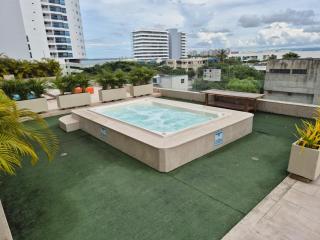 HERMOSO APARTAMENTO DE LUJO CON VISTA AL MAR EN EL Edificio Cartagena Beach Resort CB1024 - 9