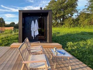 Luxury Mirrored Cabin with Sauna & Plunge Pool - 1