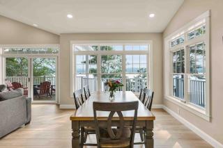 Elegant lakefront home near Bar Harbor & Acadia with modern kitchen, lake views - 9