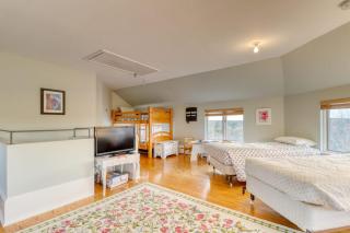 Bayfront home with 270-degree views, large deck & porch - near Popham Beach - 1
