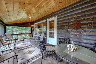 Waterfront Home on Moose River with Firepit, Porch, Pool Table, Great River View - 4