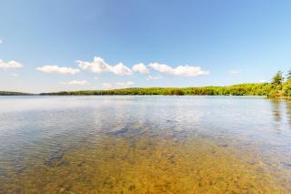 Waterfront cabin w/ outdoor firepit, dock, and lake views - dogs welcome - 0
