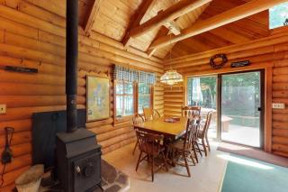 Dog-Friendly Lakefront Log Cabin with Peaceful Atmosphere, Dock & Boat Launch - 3