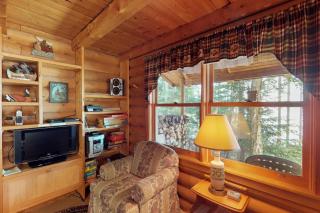 Dog-Friendly Lakefront Log Cabin with Peaceful Atmosphere, Dock & Boat Launch - 8