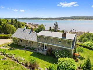 Dog-friendly oceanfront home with private shorefront, two fireplaces, & firepit - 0