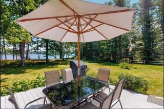 Secluded lakefront home with patio & firepit, fast WiFi, wood stove & W/D - 3