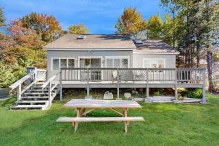Lakefront home with private dock, mooring, pebble beach, grill, & firepit - 2