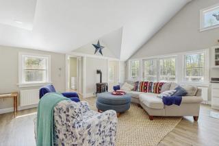 Modern farmhouse with deck, firepit, & balcony - 7