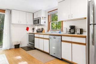 Two-Level Unit w/ Patio, Deck, Firepit, Private Washer/ Dryer, and Free WiFi - 1