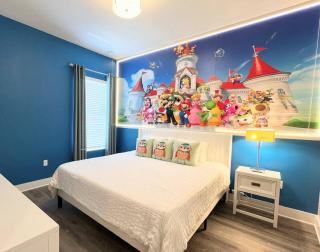 5 Min to Disney Renovated 4BR • Themed Rooms • BBQ - 7