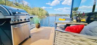 Design Hausboot am See bei Berlin mit Sauna und Kamin - 4