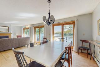 Spacious Lakefront Home with a Sandy Beach, Kayaks, and Stunning Panoramic Views - 1